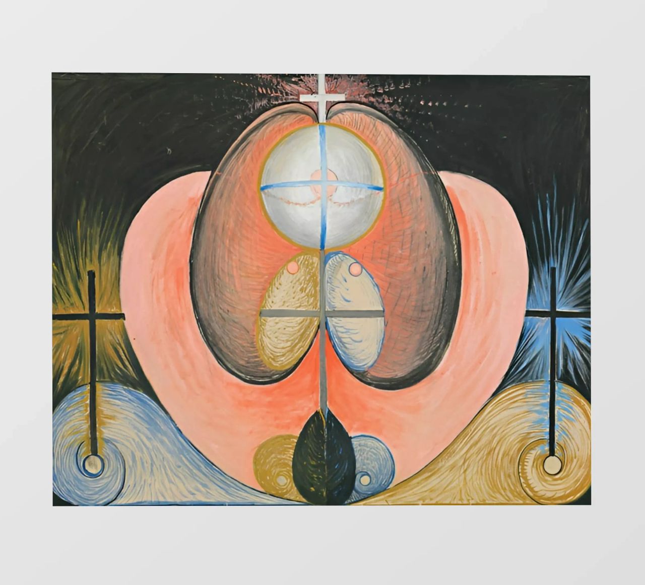 Hilma Af Klint - L'evoluzione n. 10 pellicola backlit da William Store