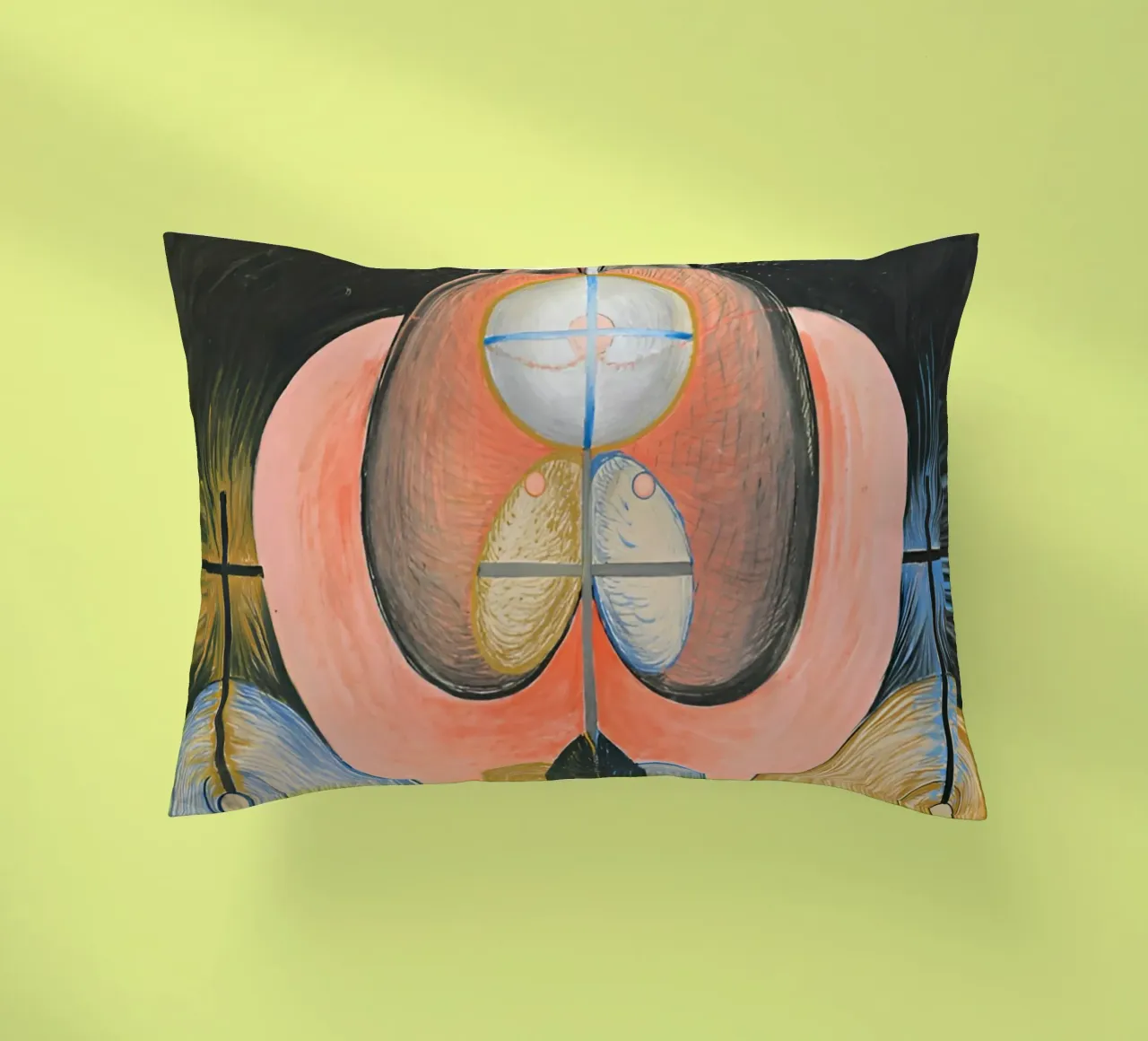Hilma Af Klint - The Evolution No. 10 decorative cushion by William Store