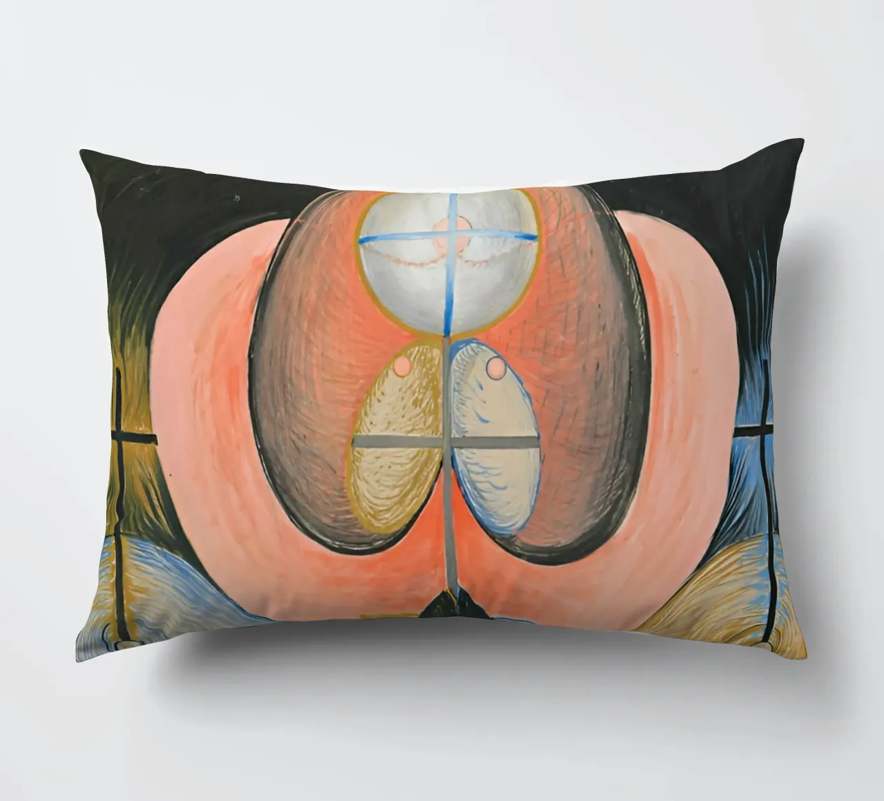 Hilma Af Klint - The Evolution No. 10 decorative cushion by William Store
