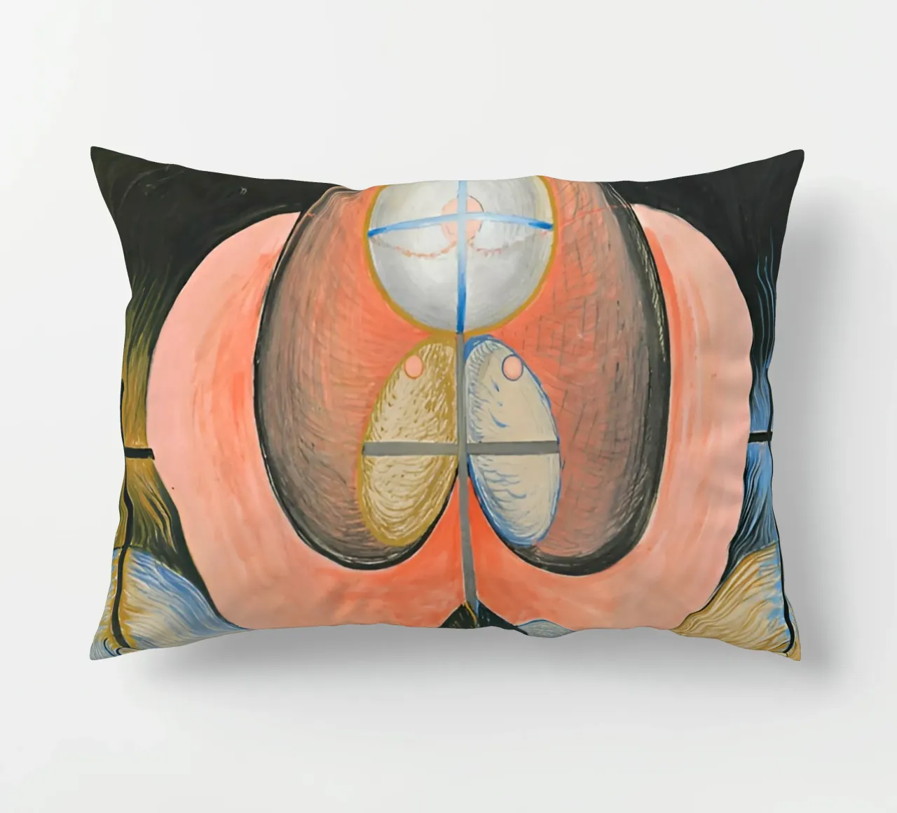 Hilma Af Klint - The Evolution No. 10 decorative cushion by William Store