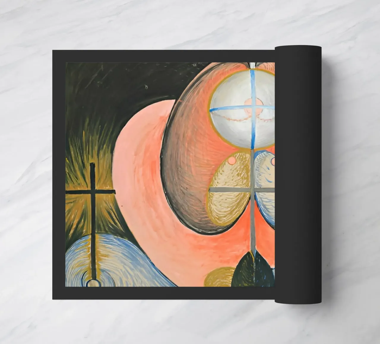 Hilma Af Klint - L'evoluzione n. 10 zerbino da William Store