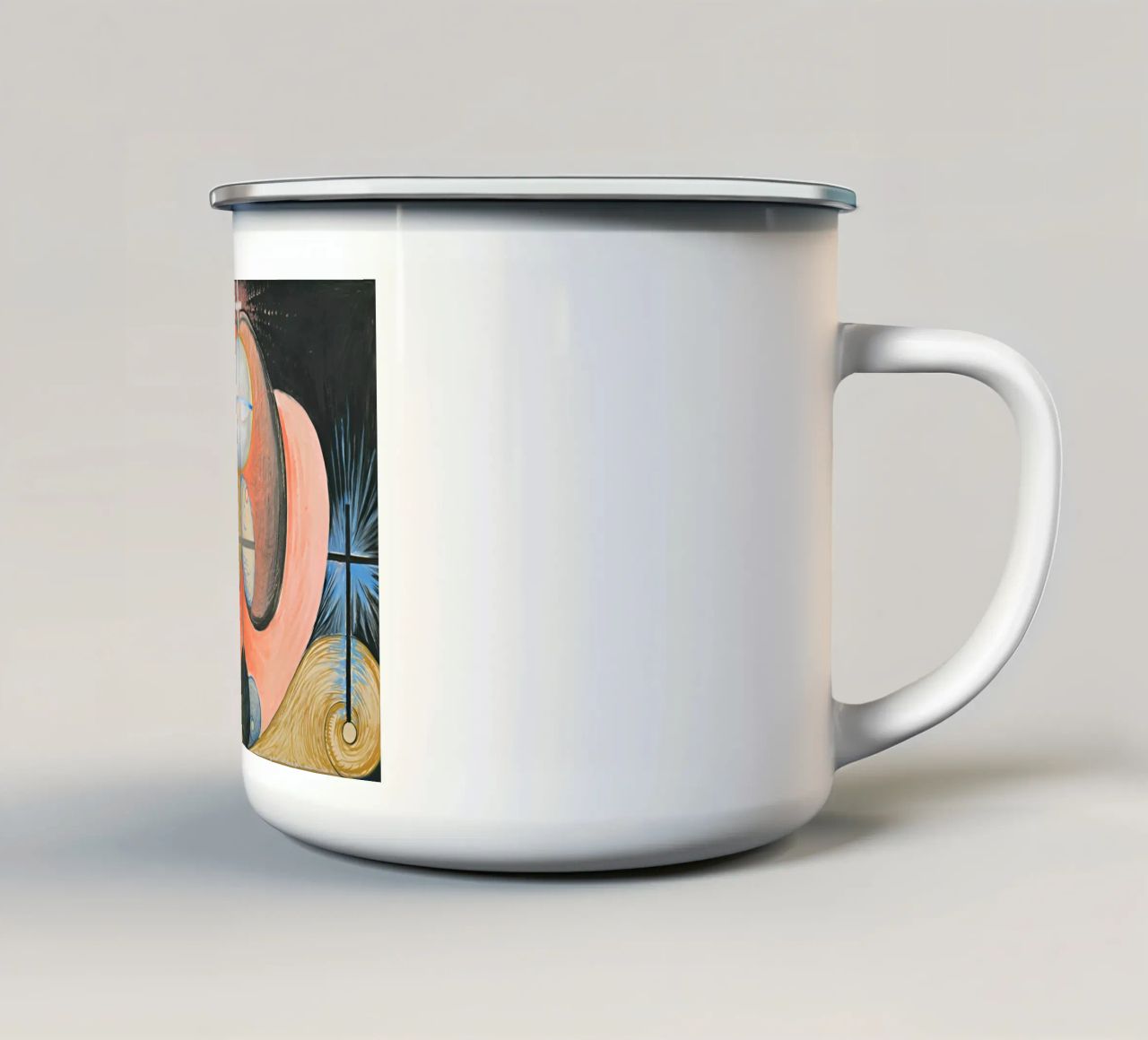 Hilma Af Klint - L'evoluzione n. 10 tazza in smalto da William Store