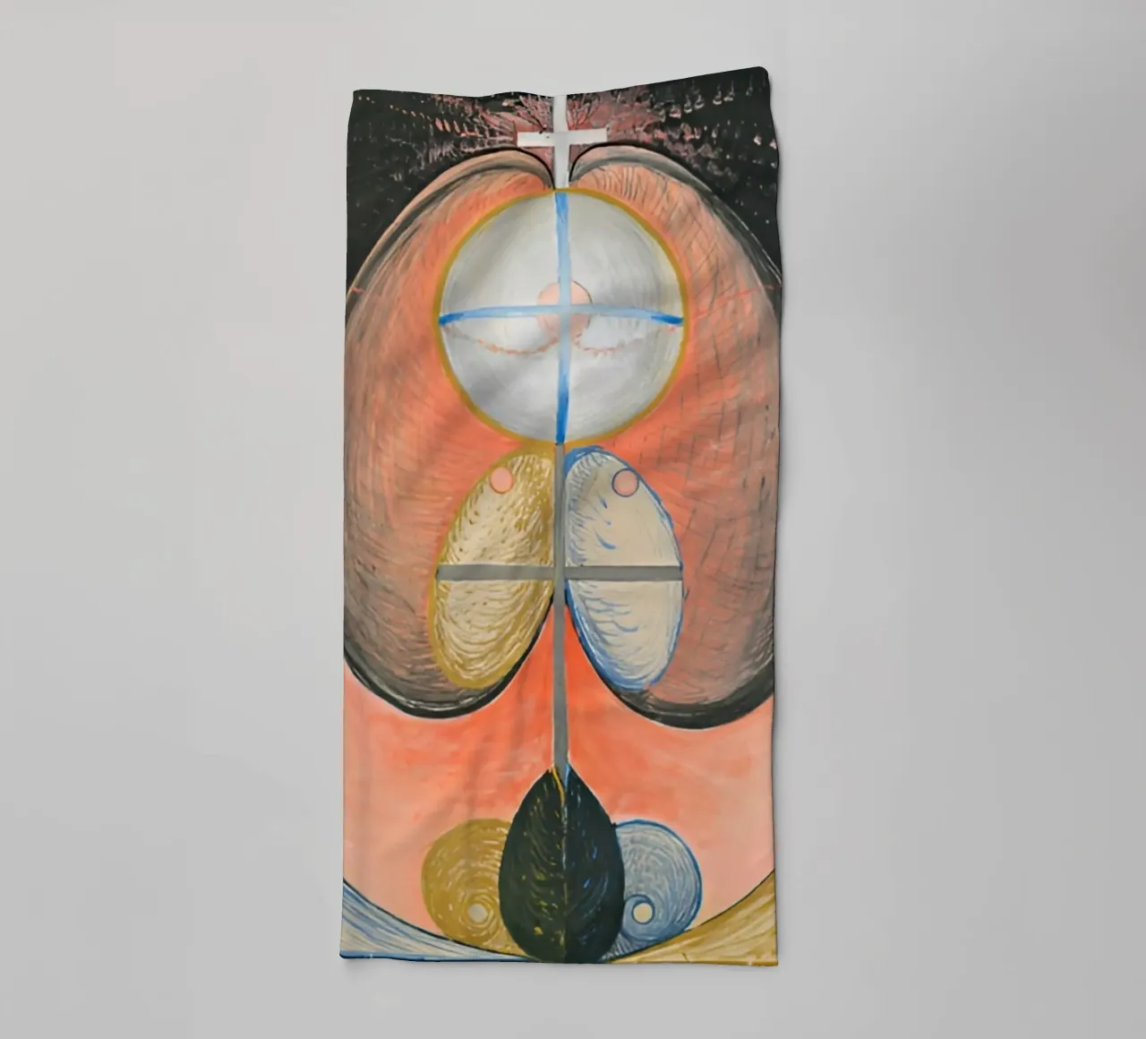 Hilma Af Klint - La Evolución nº 10 toalla de baño de William Store
