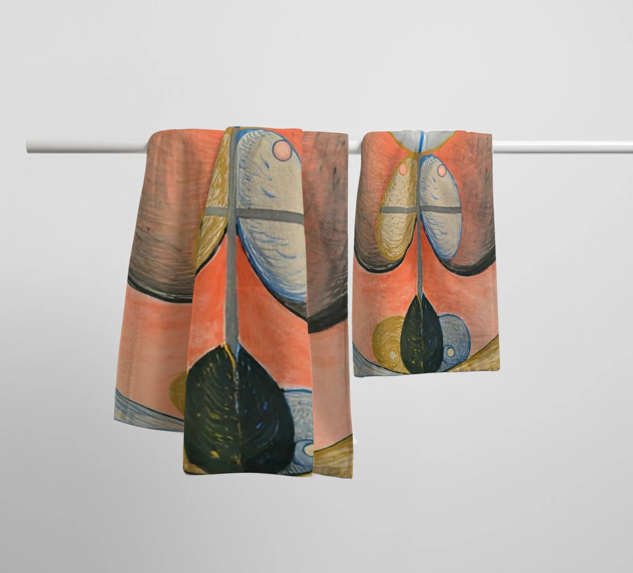 Hilma Af Klint - L'evoluzione n. 10 asciugamano da bagno da William Store