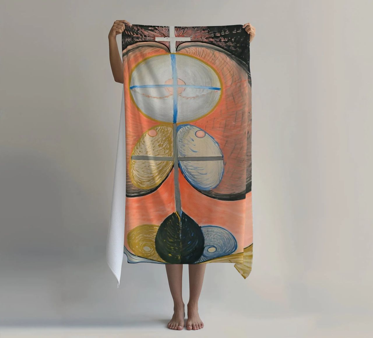 Hilma Af Klint - L'evoluzione n. 10 telo mare da William Store