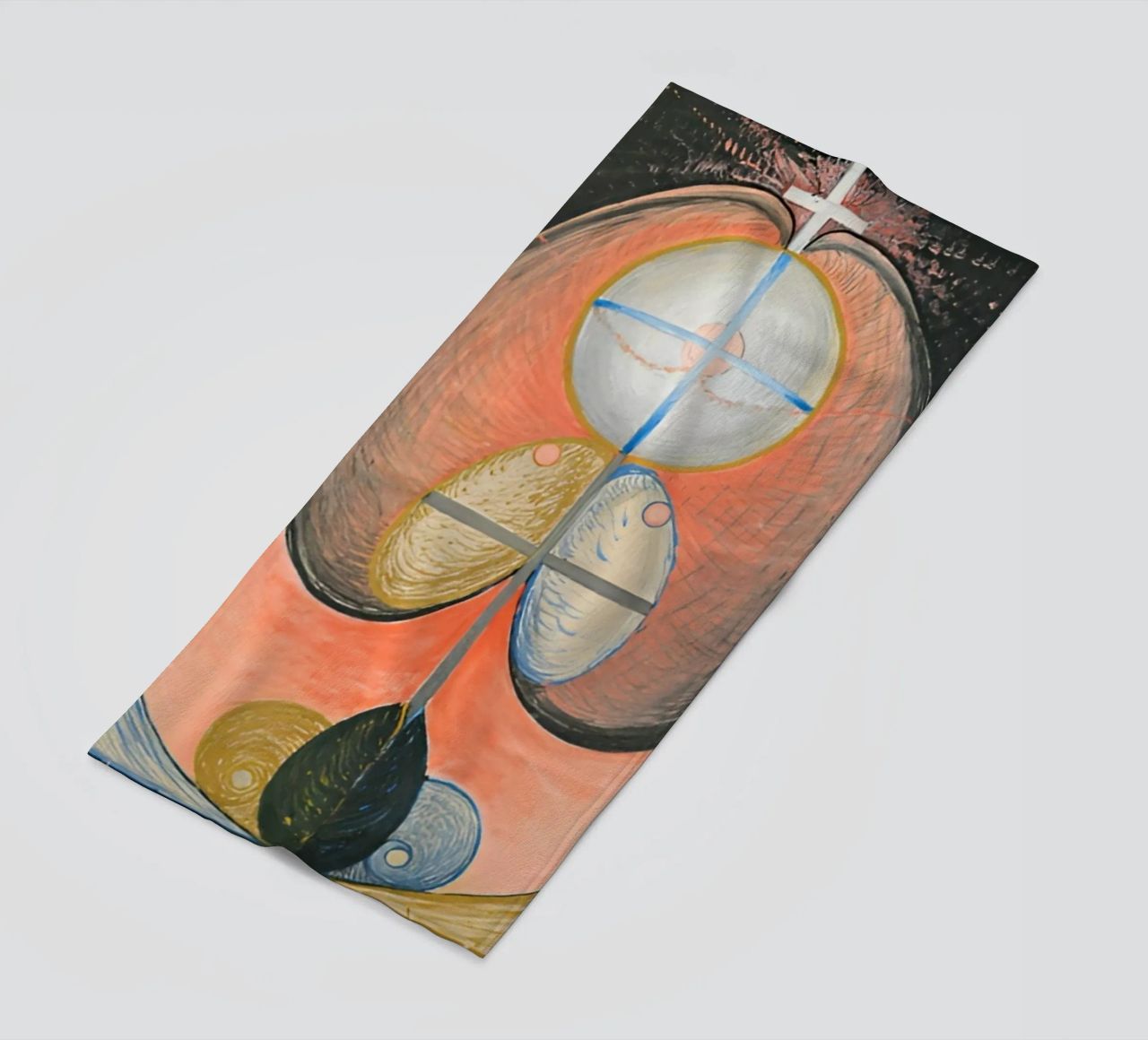 Hilma Af Klint - L'evoluzione n. 10 telo mare da William Store