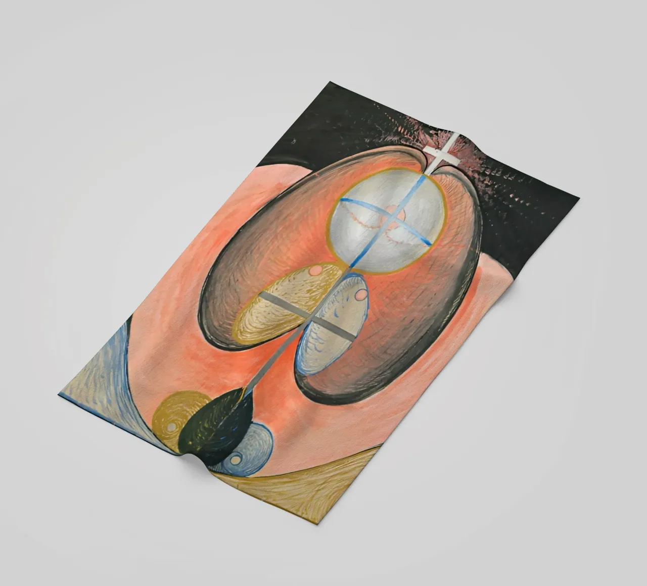 Hilma Af Klint - La Evolución nº 10 toalla de playa de William Store