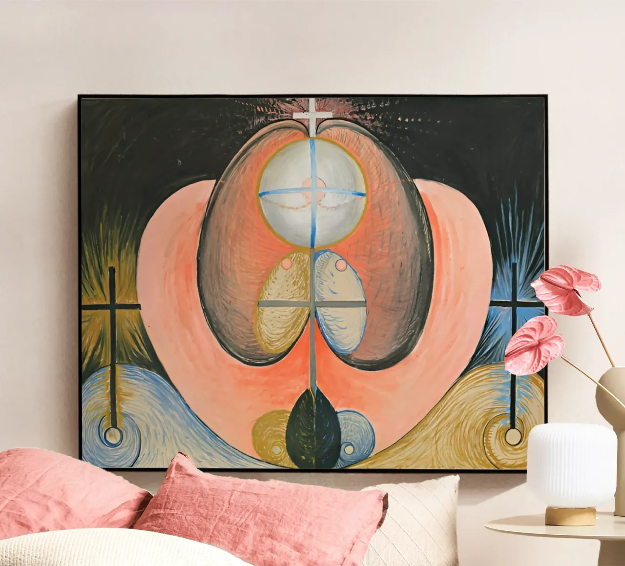 Hilma Af Klint - L'evoluzione n. 10 plexiglass da William Store