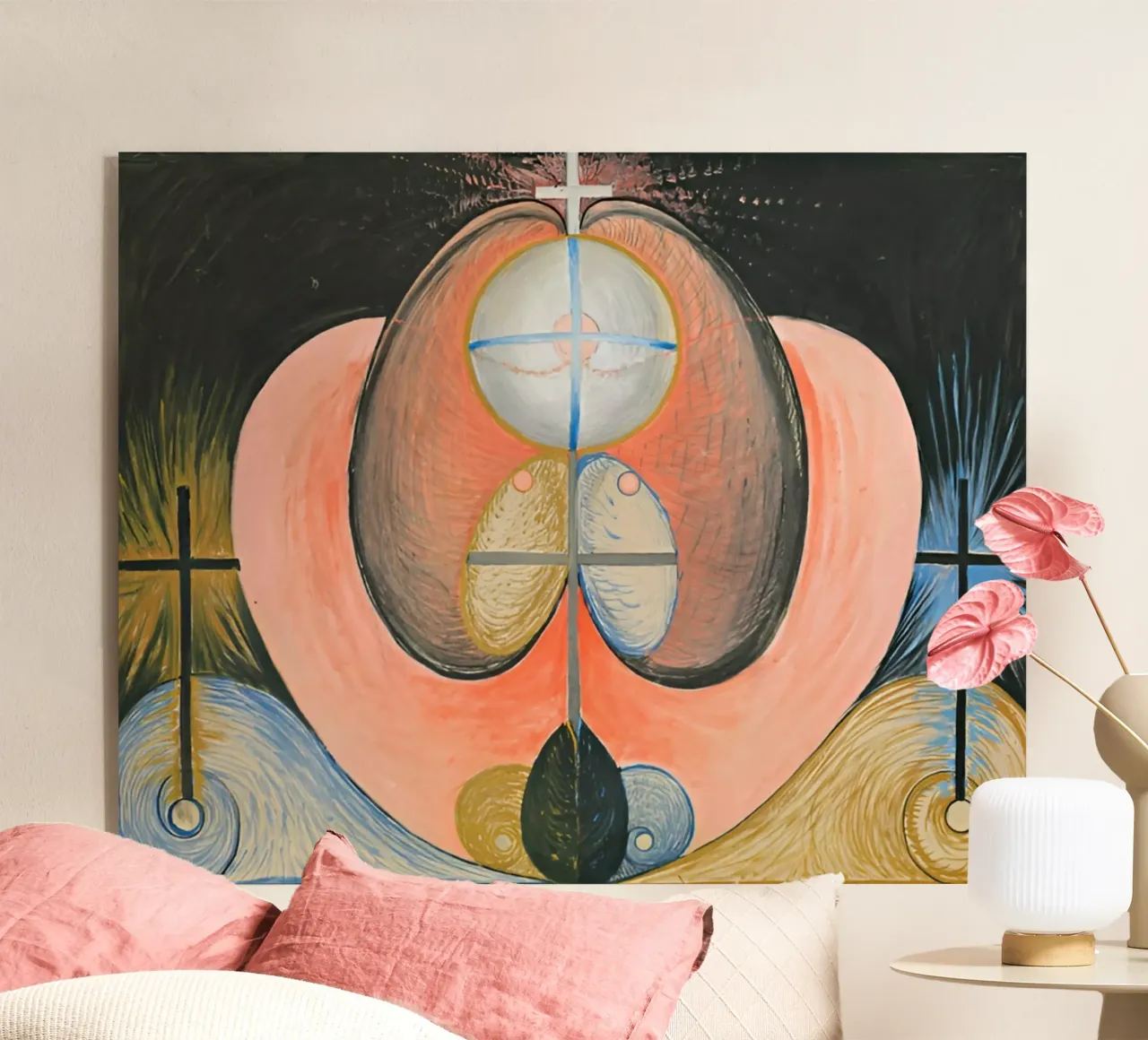 Hilma Af Klint - L'evoluzione n. 10 plexiglass da William Store