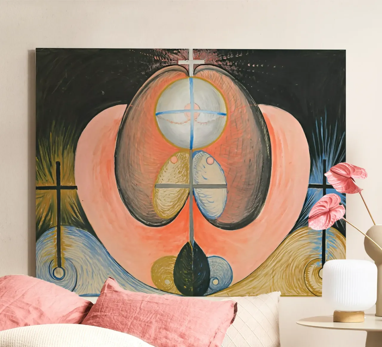 Hilma Af Klint - L'evoluzione n. 10 tela da William Store