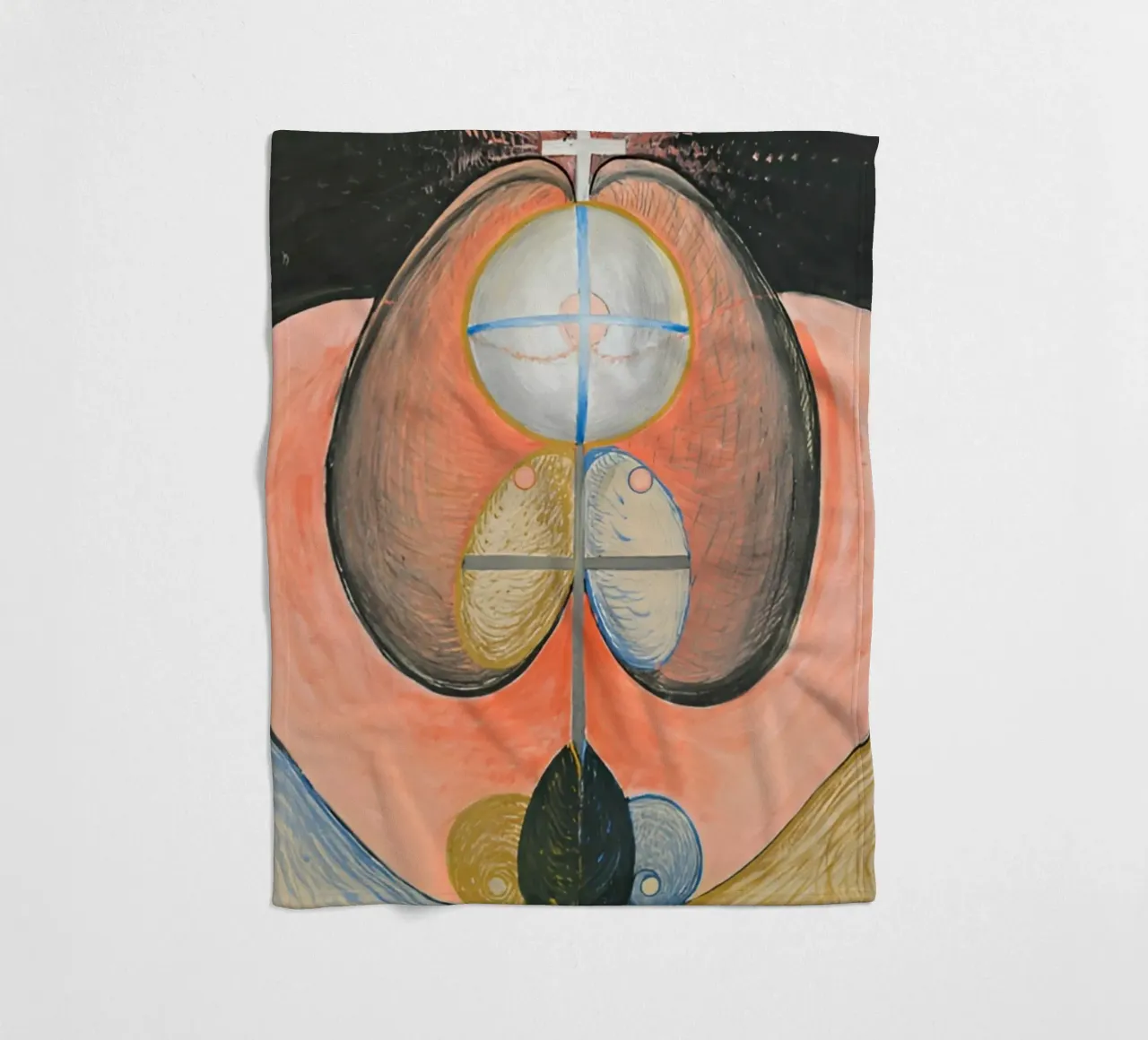 Hilma Af Klint - La Evolución nº 10 manta de franela de William Store