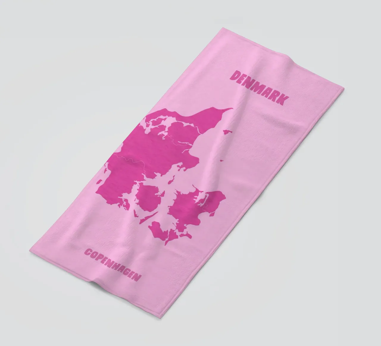 Denmark Copenhagen Map telo mare da Attaboy Dsgn