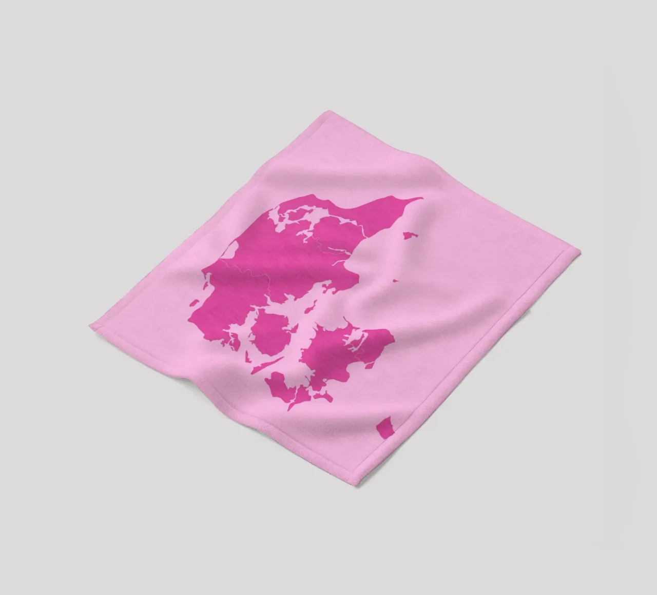 Denmark Copenhagen Map coperta in pile da Attaboy Dsgn