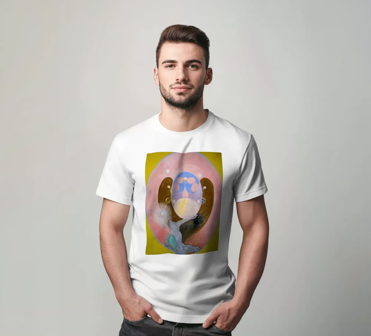 Hilma Af Klint - Uovo cosmico, 1917 t-shirt da William Store