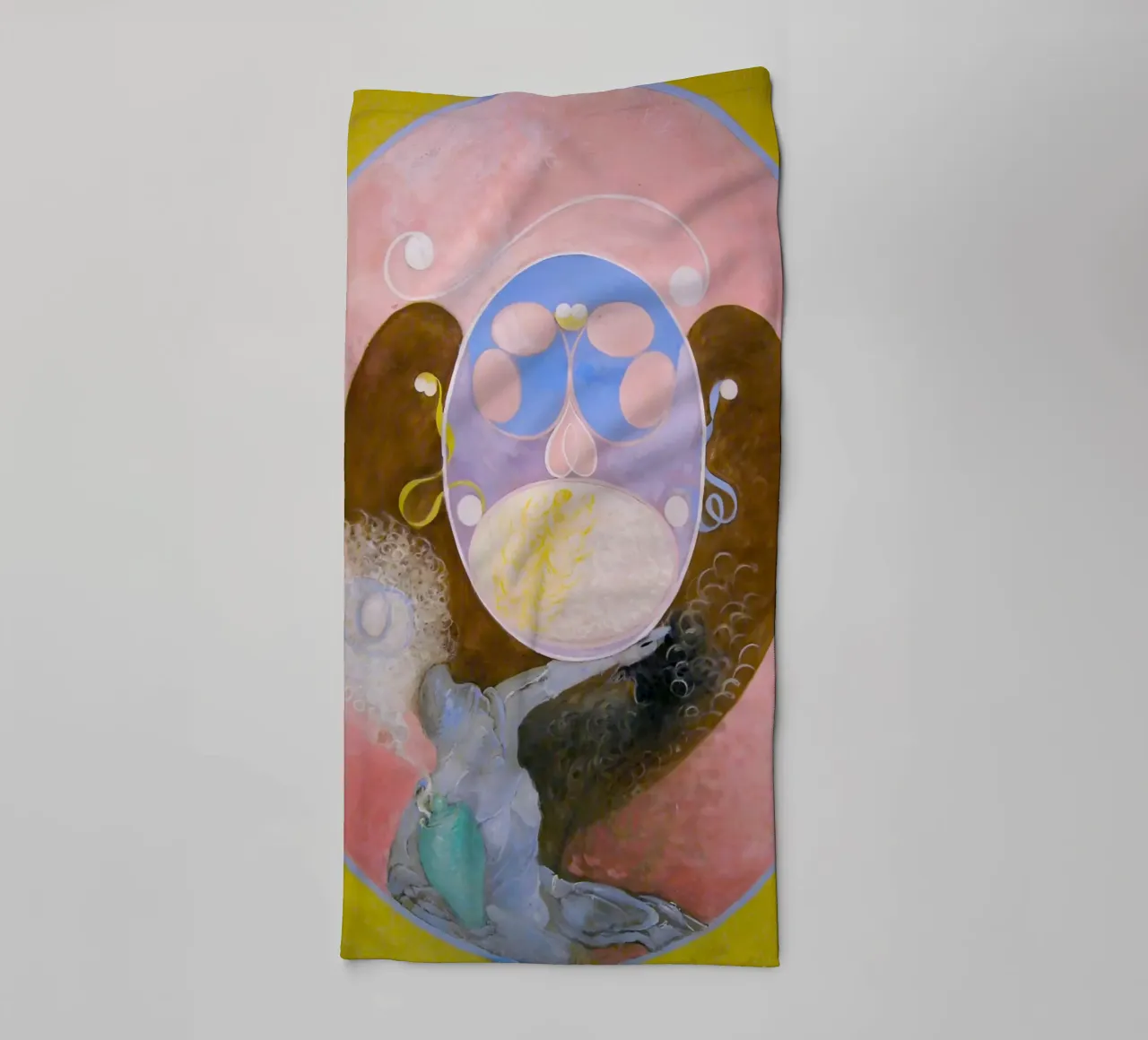 Hilma Af Klint - Uovo cosmico, 1917 asciugamano da bagno da William Store