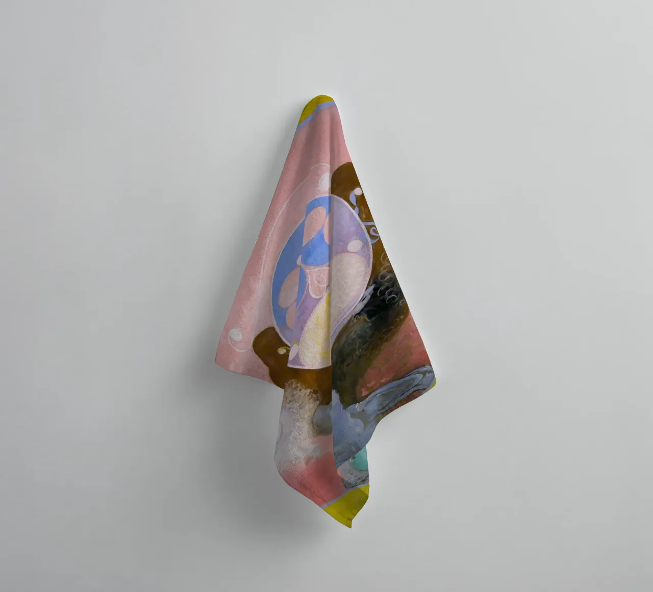 Hilma Af Klint - Uovo cosmico, 1917 asciugamano da bagno da William Store