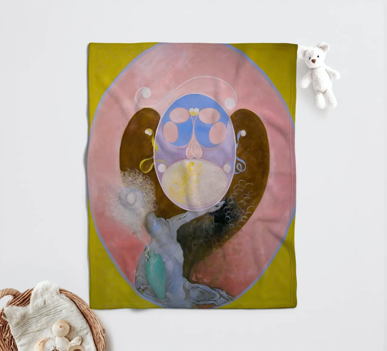 Hilma Af Klint - Uovo cosmico, 1917 coperta in pile da William Store
