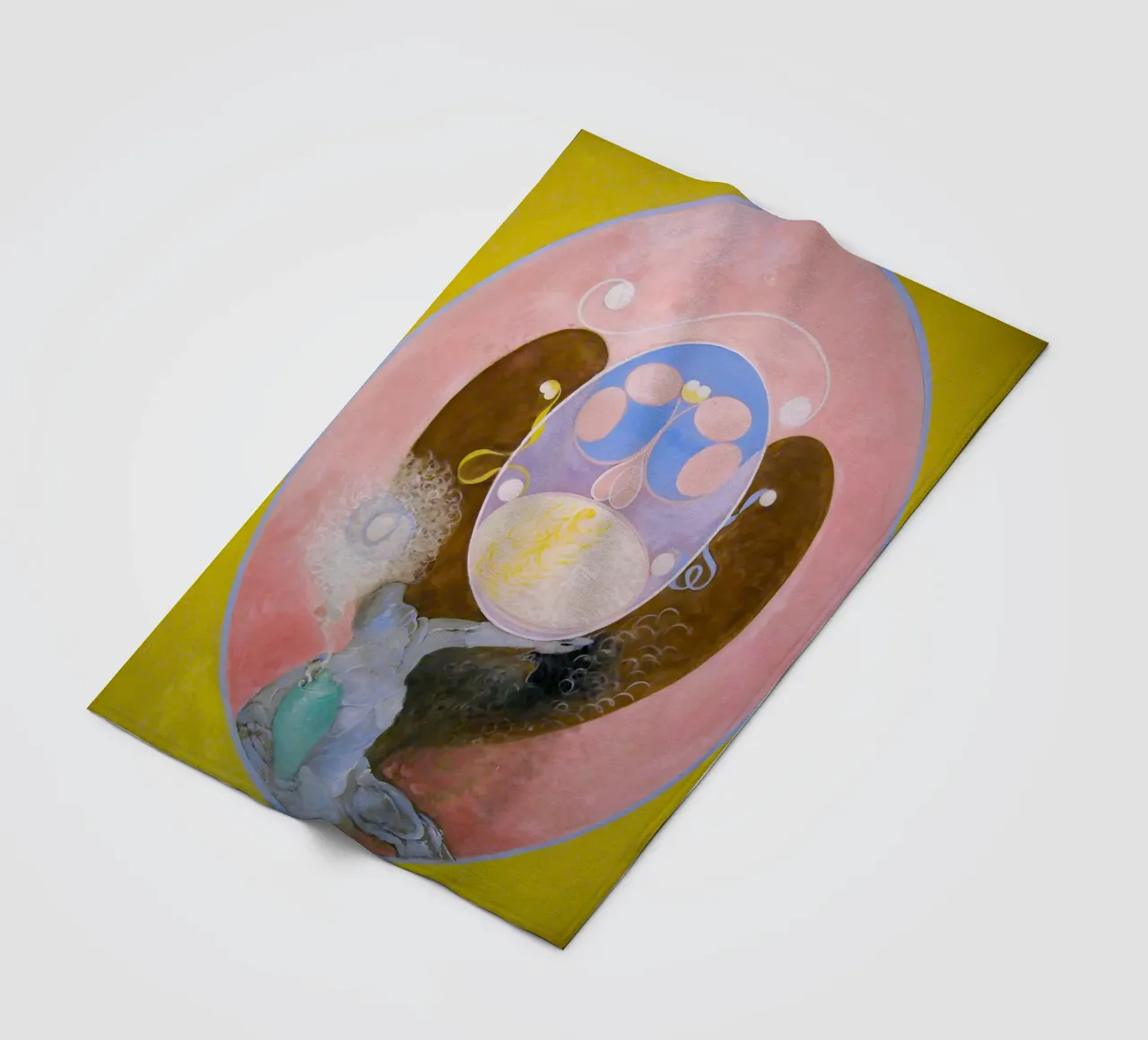 Hilma Af Klint - Uovo cosmico, 1917 coperta in pile da William Store