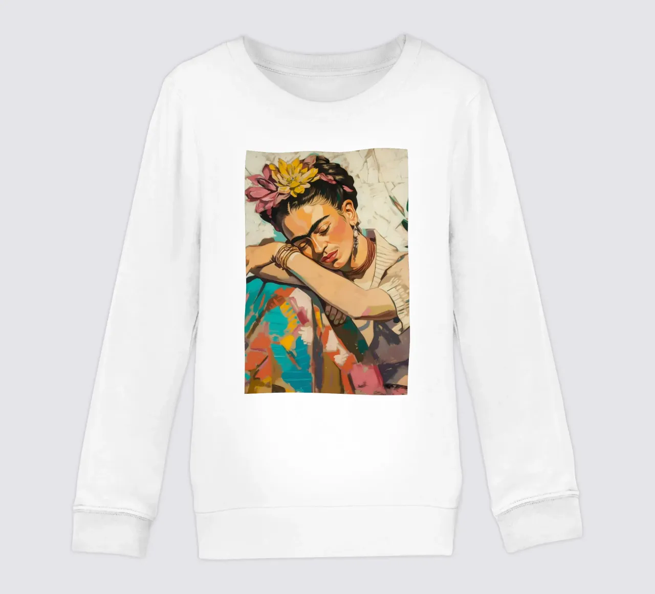 Le paysage de rêve de Frida sweat enfant de Carinaprint