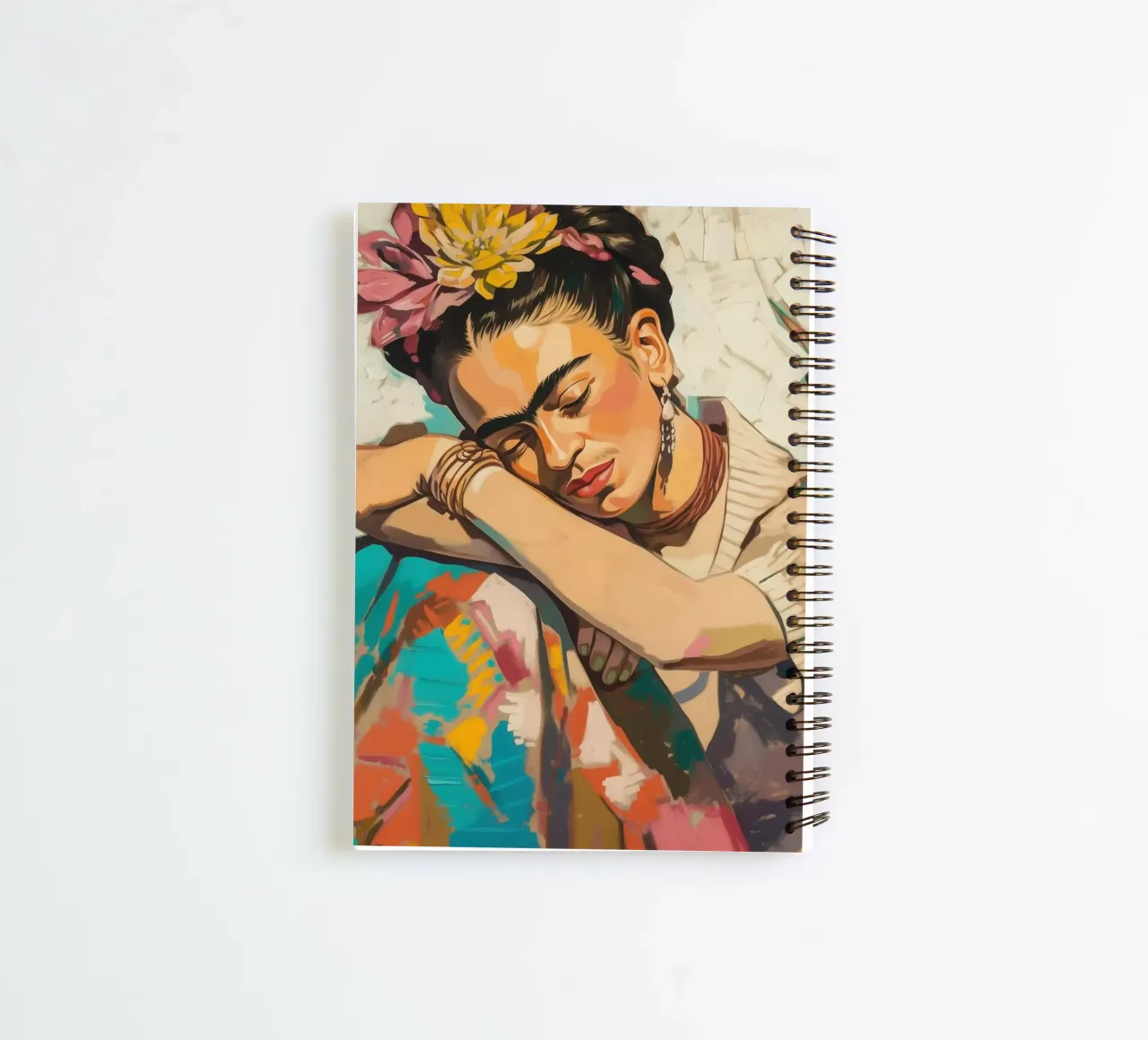 Il paesaggio da sogno di Frida diario ad anelli da Carinaprint