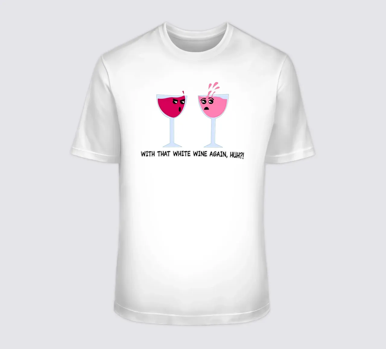 Vignetta divertente sul vino t-shirt da sillyindustries