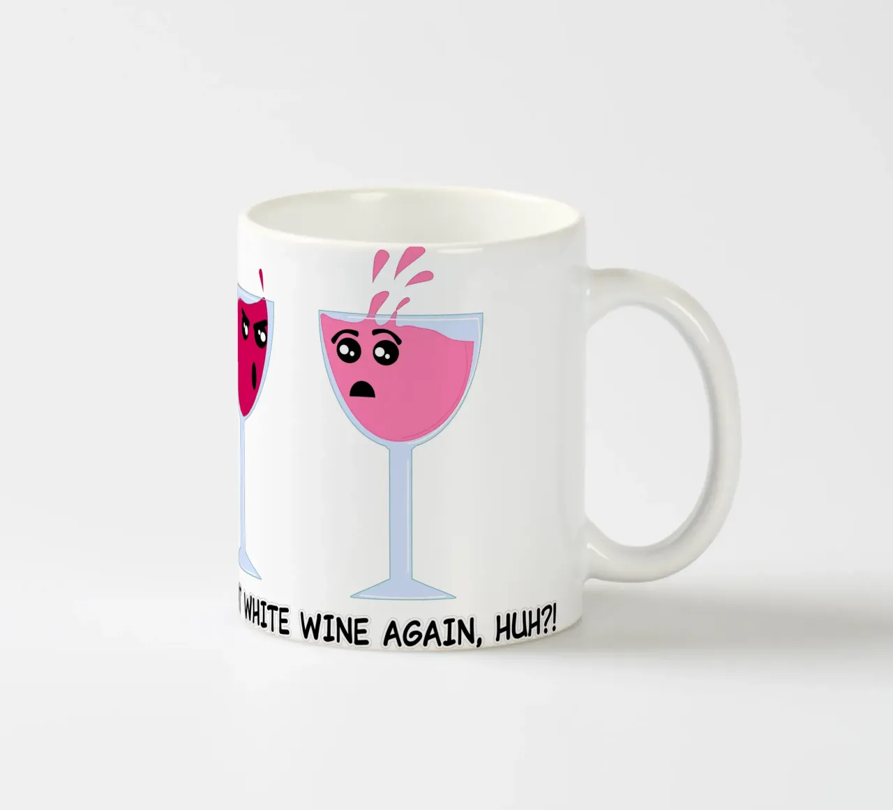 Vignetta divertente sul vino tazza in ceramica da sillyindustries