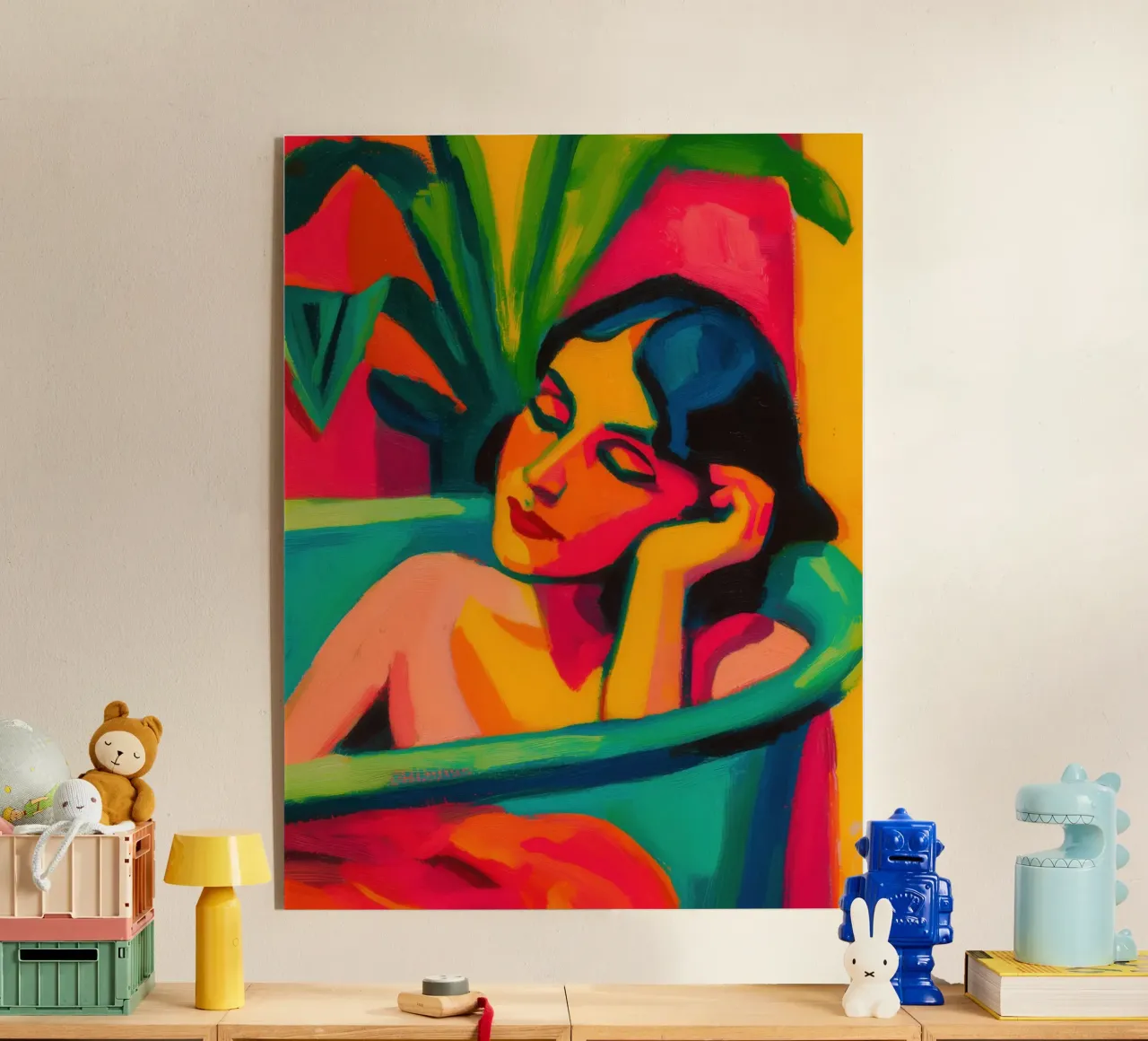 Donna in un bagno di dopamina | Pura gioia di vivere plexiglass da Autofocus