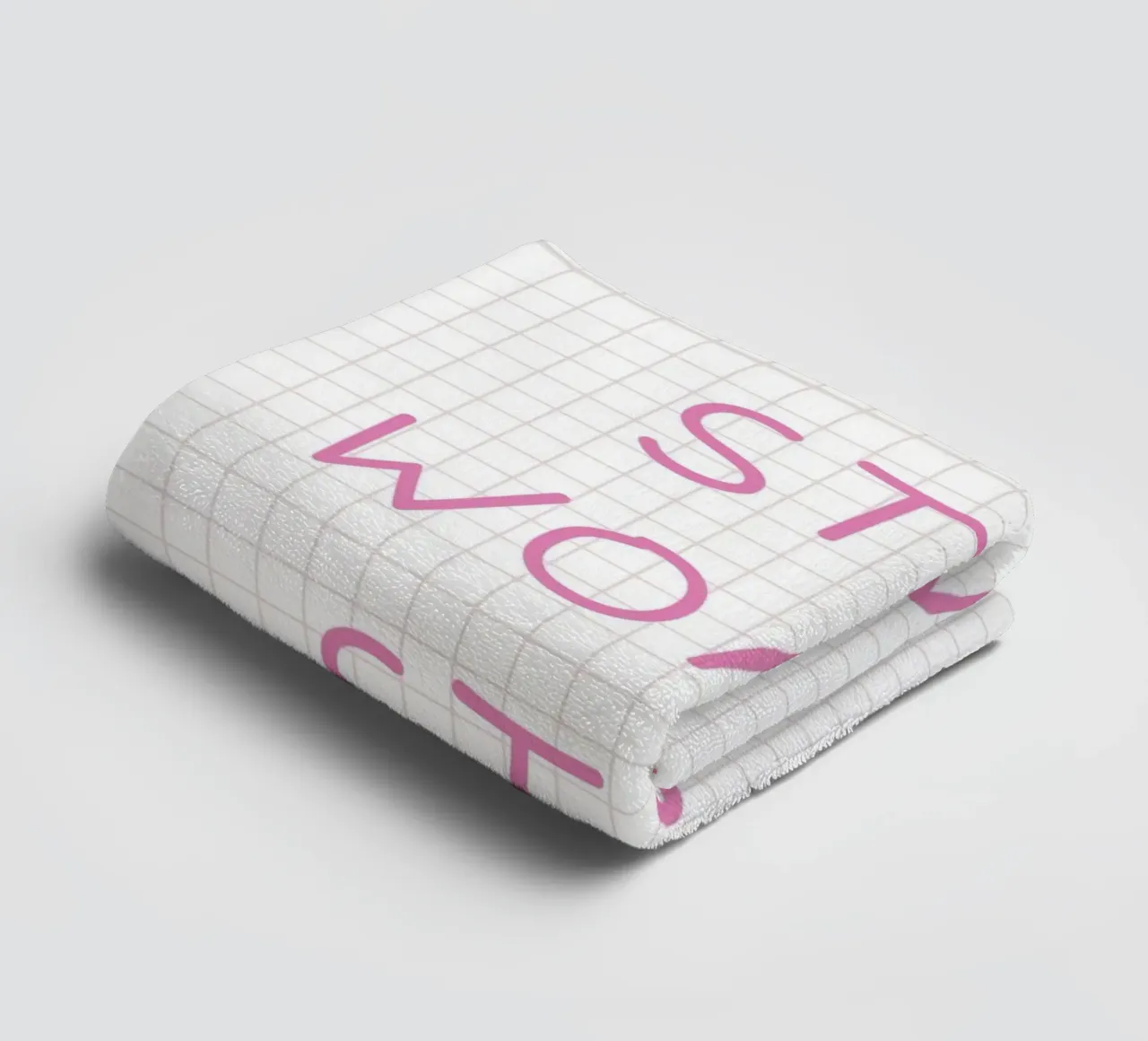 Can’t Stop Won’t Stop Typography asciugamano da bagno da Attaboy Dsgn