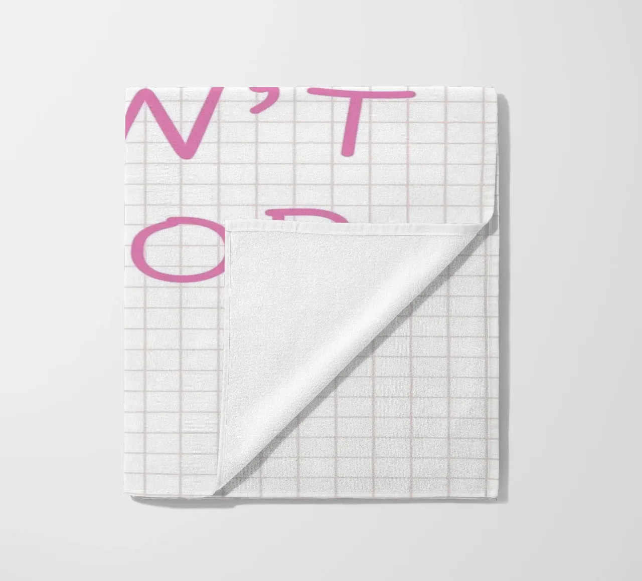 Can’t Stop Won’t Stop Typography telo mare da Attaboy Dsgn