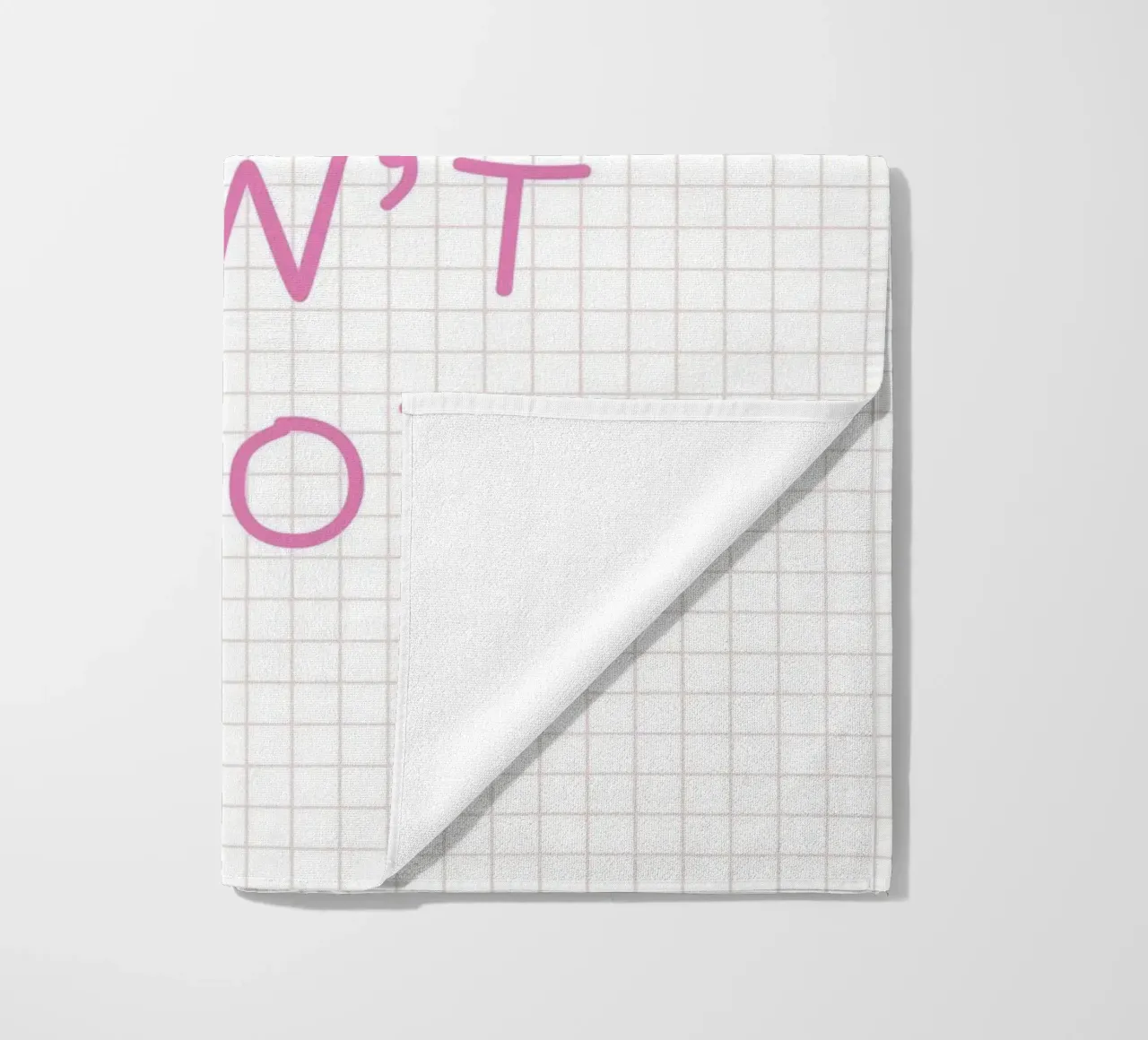 Can’t Stop Won’t Stop Typography telo mare da Attaboy Dsgn