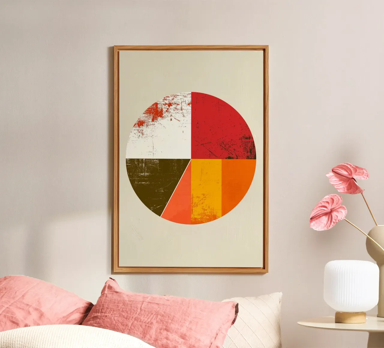 Circle of Autumn Harmony alluminio dibond da Mosaic Dialogue