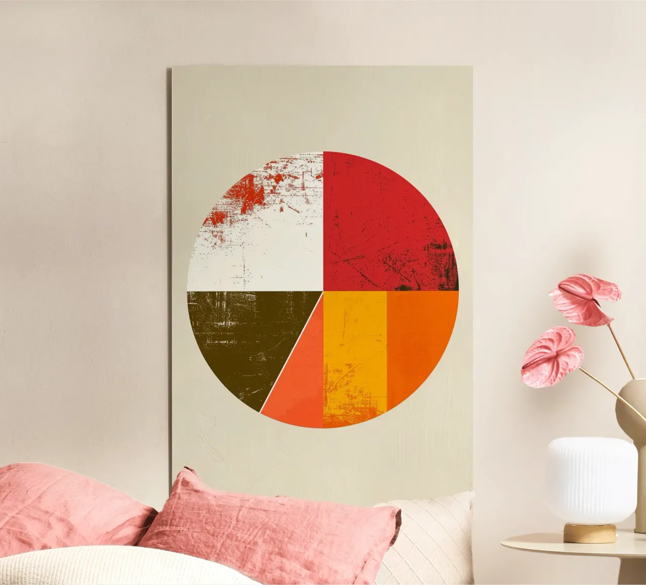 Circle of Autumn Harmony alluminio dibond da Mosaic Dialogue