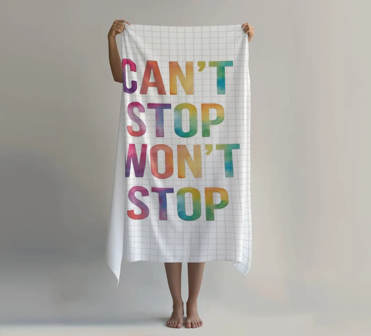 Can’t Stop Won’t Stop Quote telo mare da Attaboy Dsgn