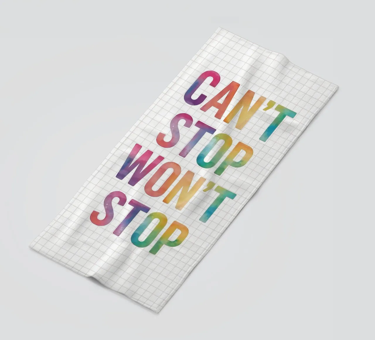 Can’t Stop Won’t Stop Quote telo mare da Attaboy Dsgn