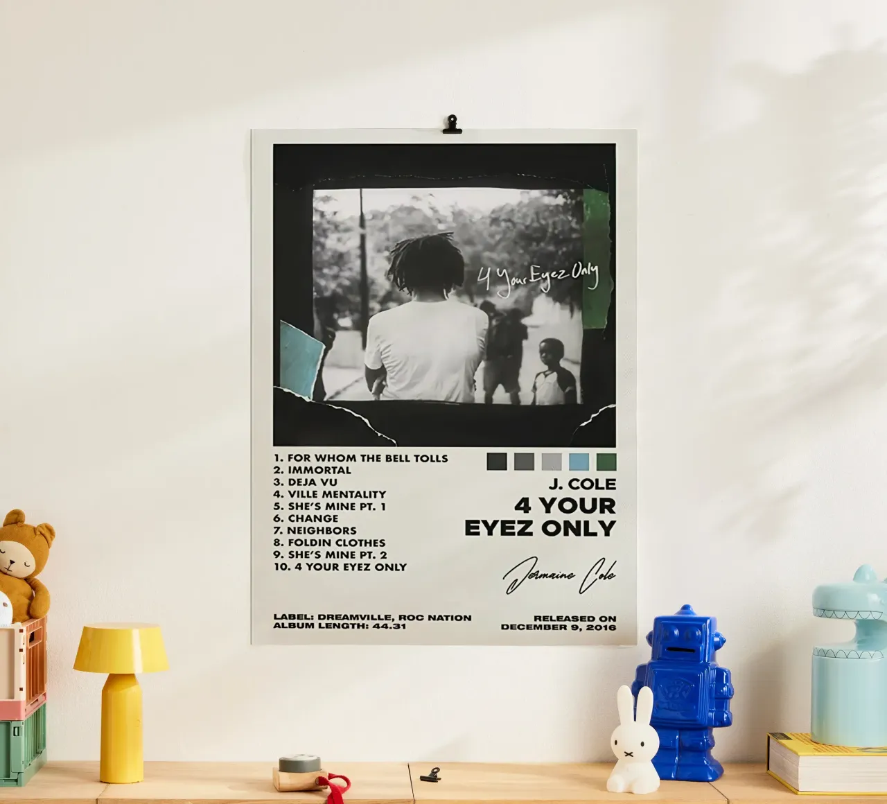 J.Cole 4 your eyez only carta hahnemühle da Raptor Metafora