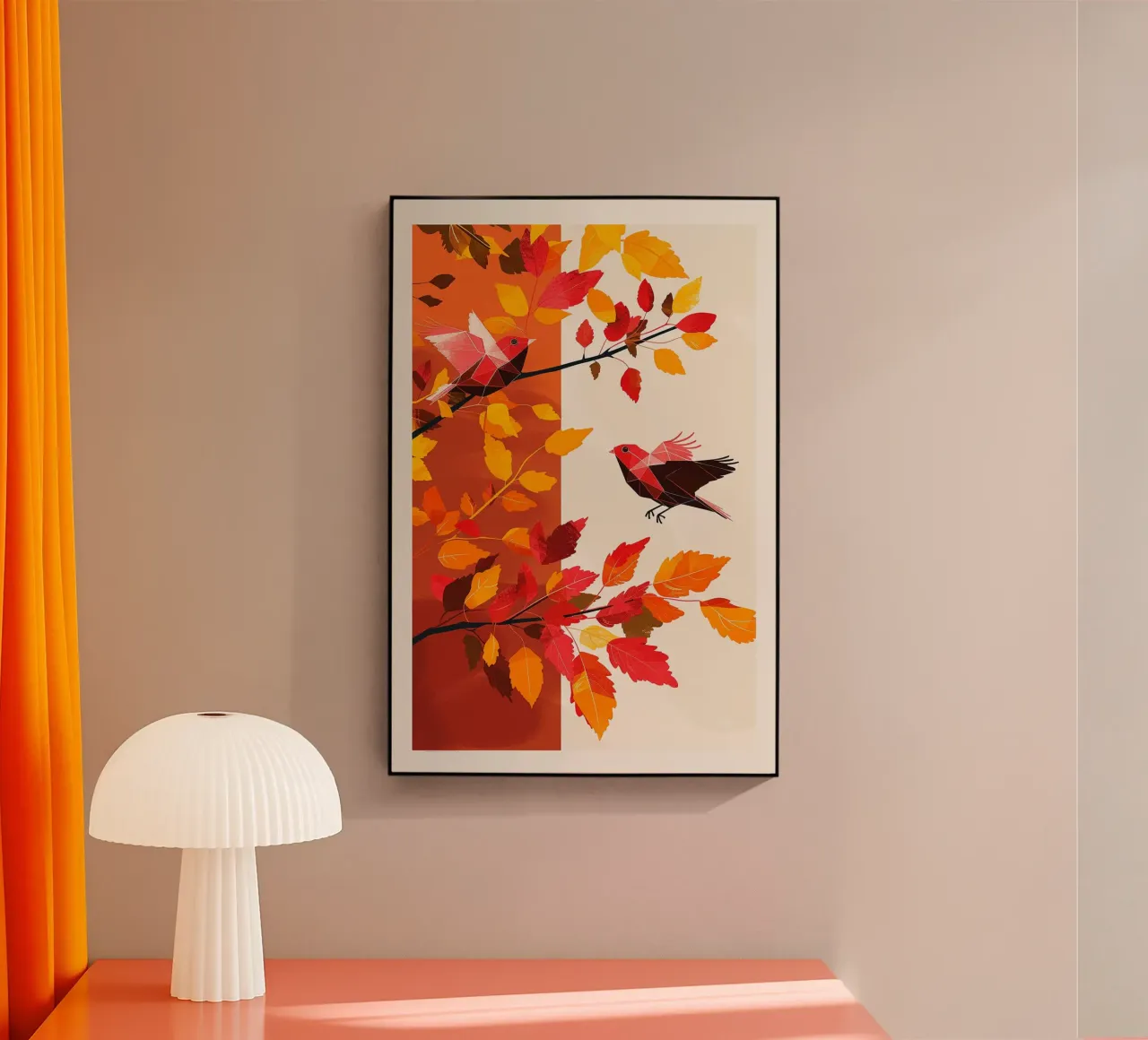 Whispers of Autumn Branches plexiglass da Mosaic Dialogue