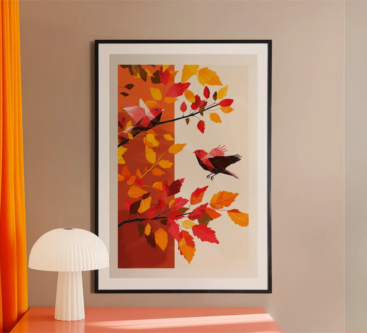 Whispers of Autumn Branches poster da Mosaic Dialogue