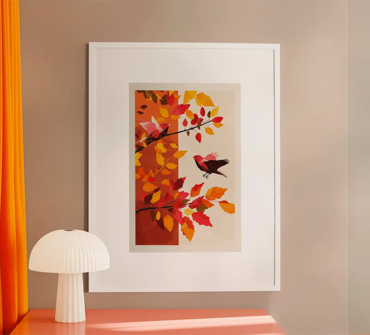 Whispers of Autumn Branches poster da Mosaic Dialogue