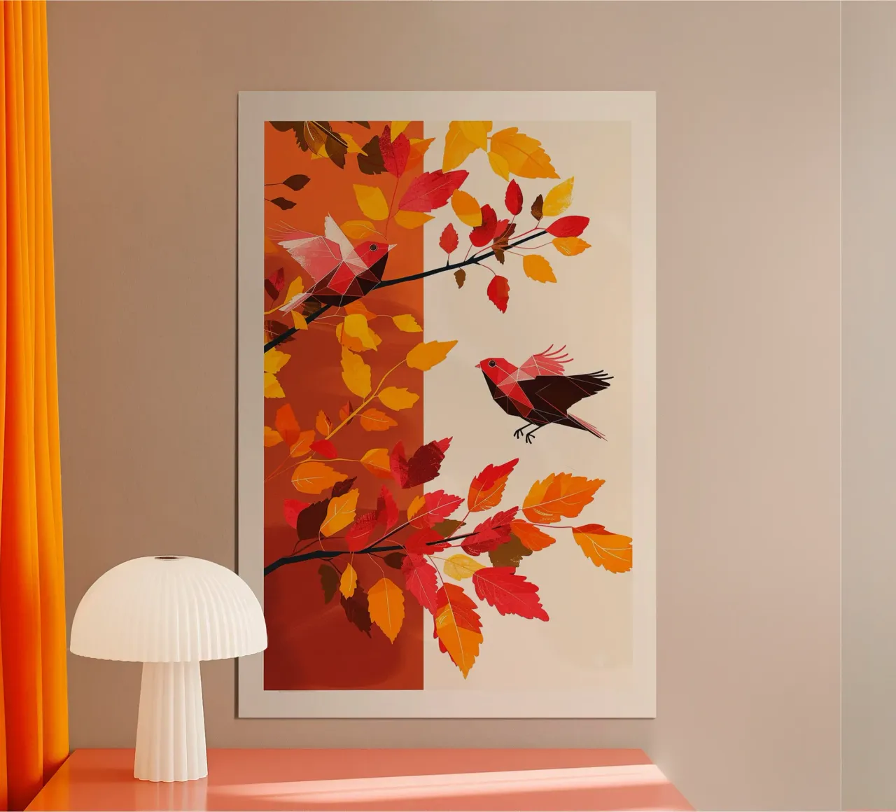 Whispers of Autumn Branches poster da Mosaic Dialogue