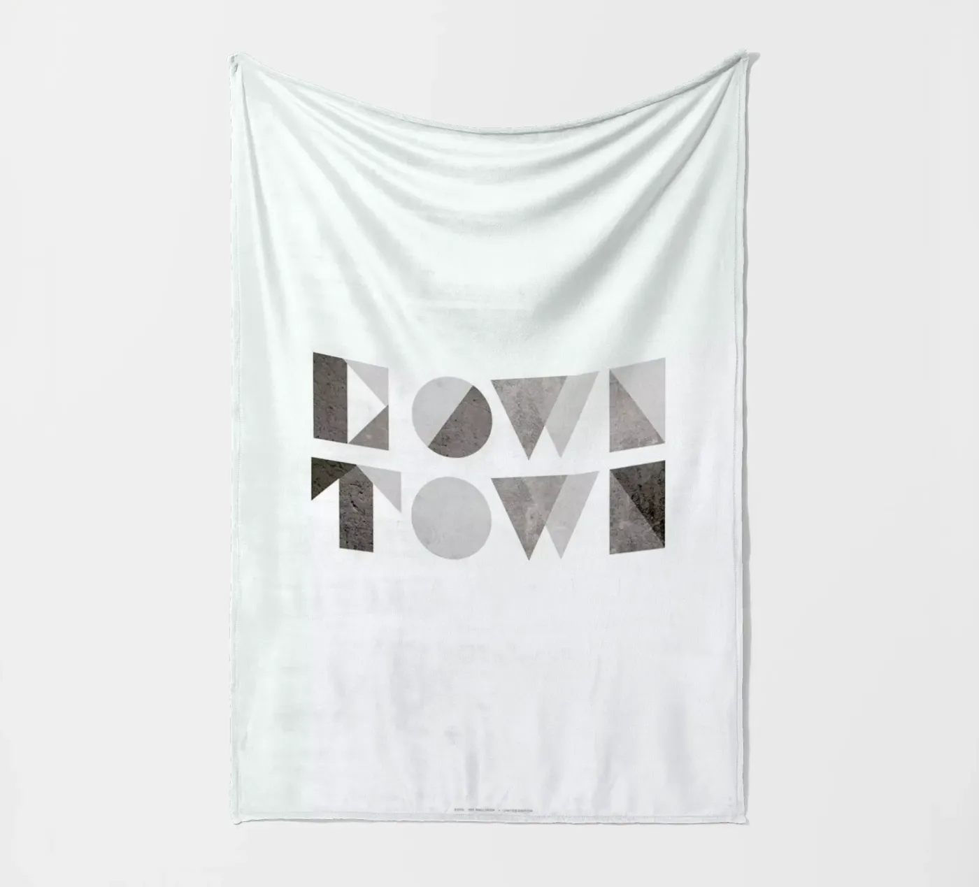 Downtown Fleecedecke von The Wall Shop