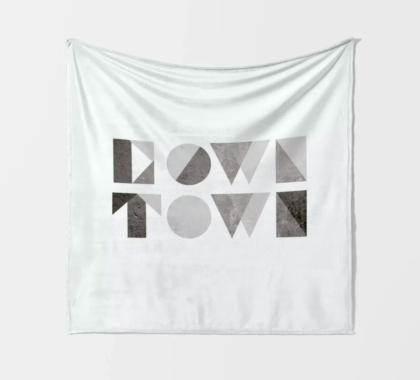 Downtown Fleecedecke von The Wall Shop