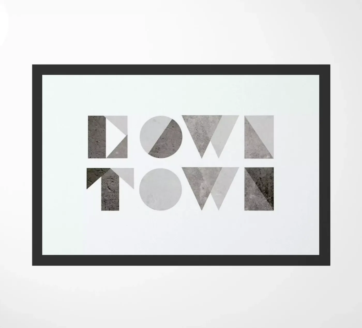 Downtown doormat by The Wall Shop
