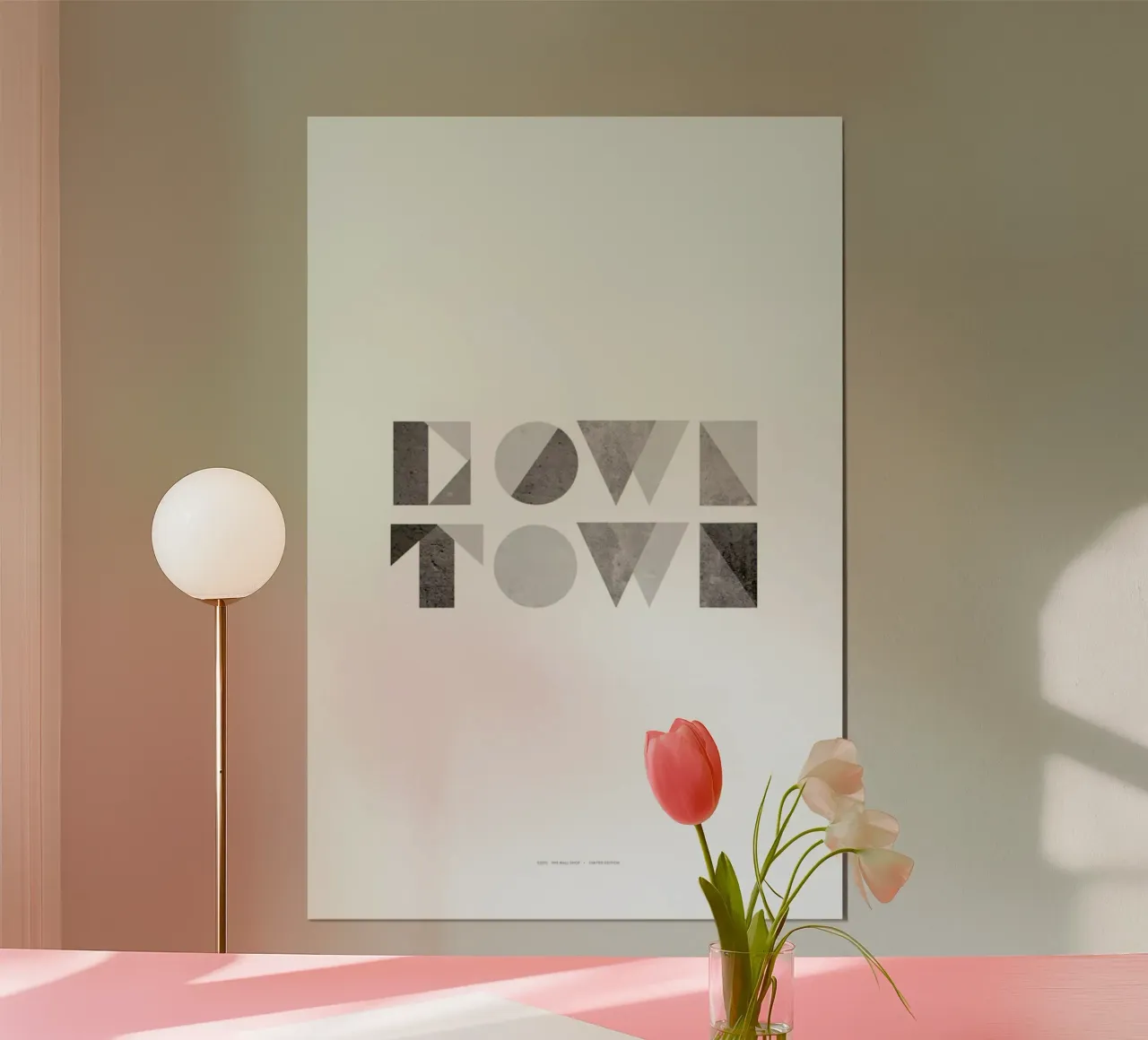 Downtown poster by The Wall Shop