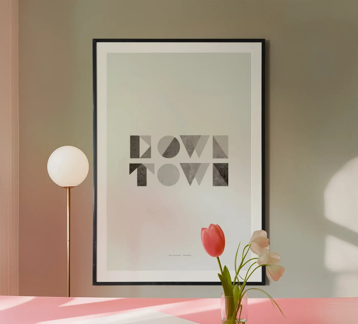 Downtown poster by The Wall Shop