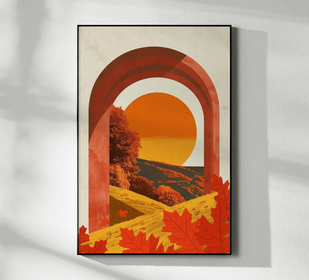 Golden Horizon Through the Arch plexiglass da Mosaic Dialogue