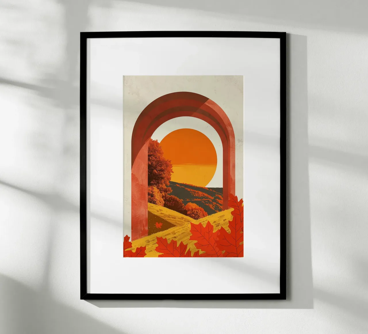 Golden Horizon Through the Arch carta hahnemühle da Mosaic Dialogue