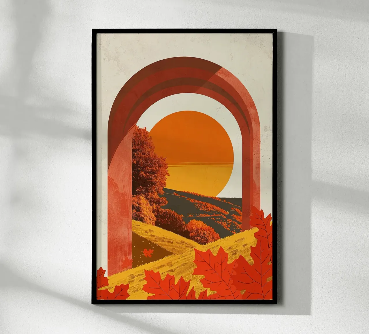 Golden Horizon Through the Arch carta hahnemühle da Mosaic Dialogue
