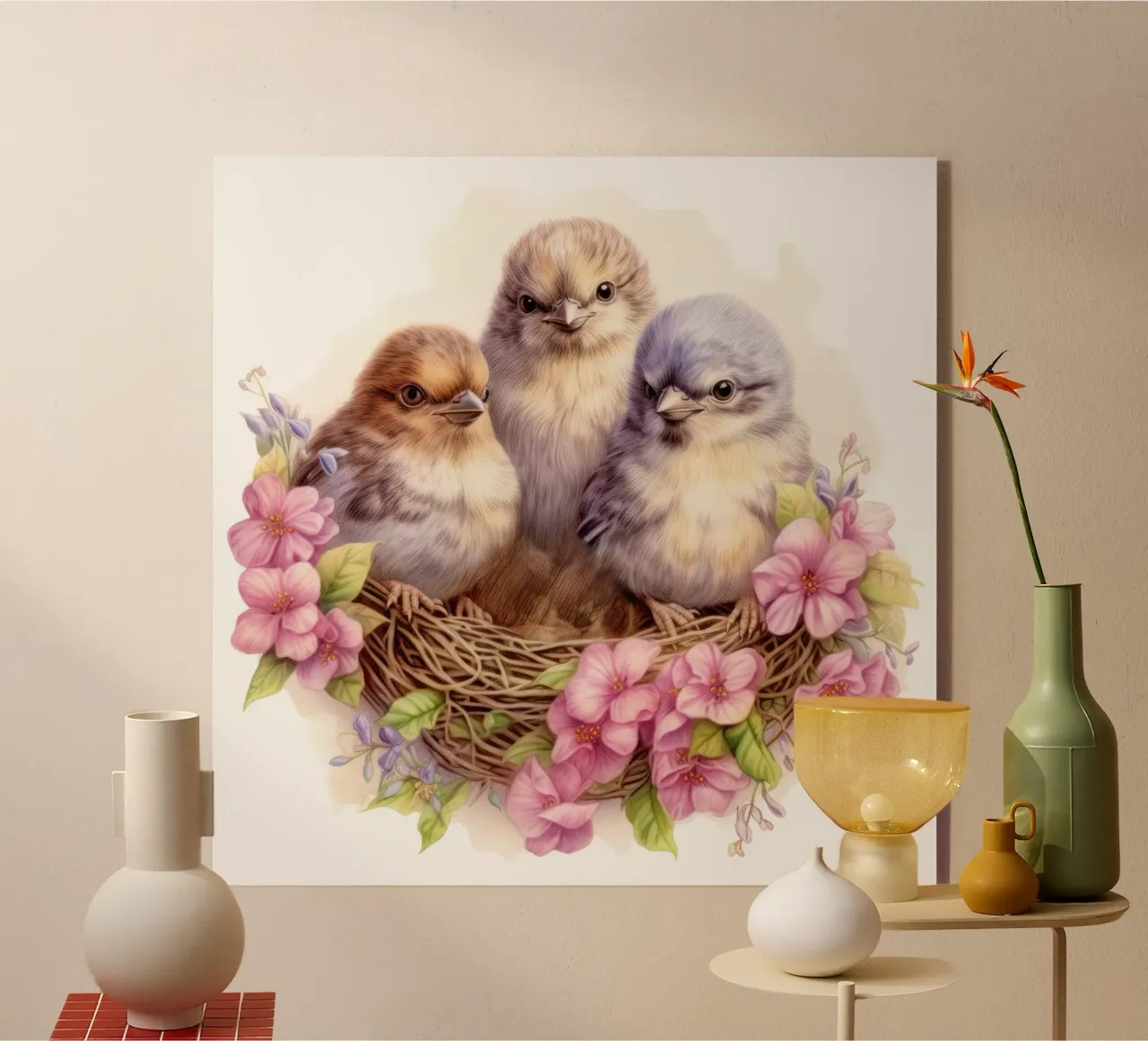 Piccoli fringuelli plexiglass da Happy Littles