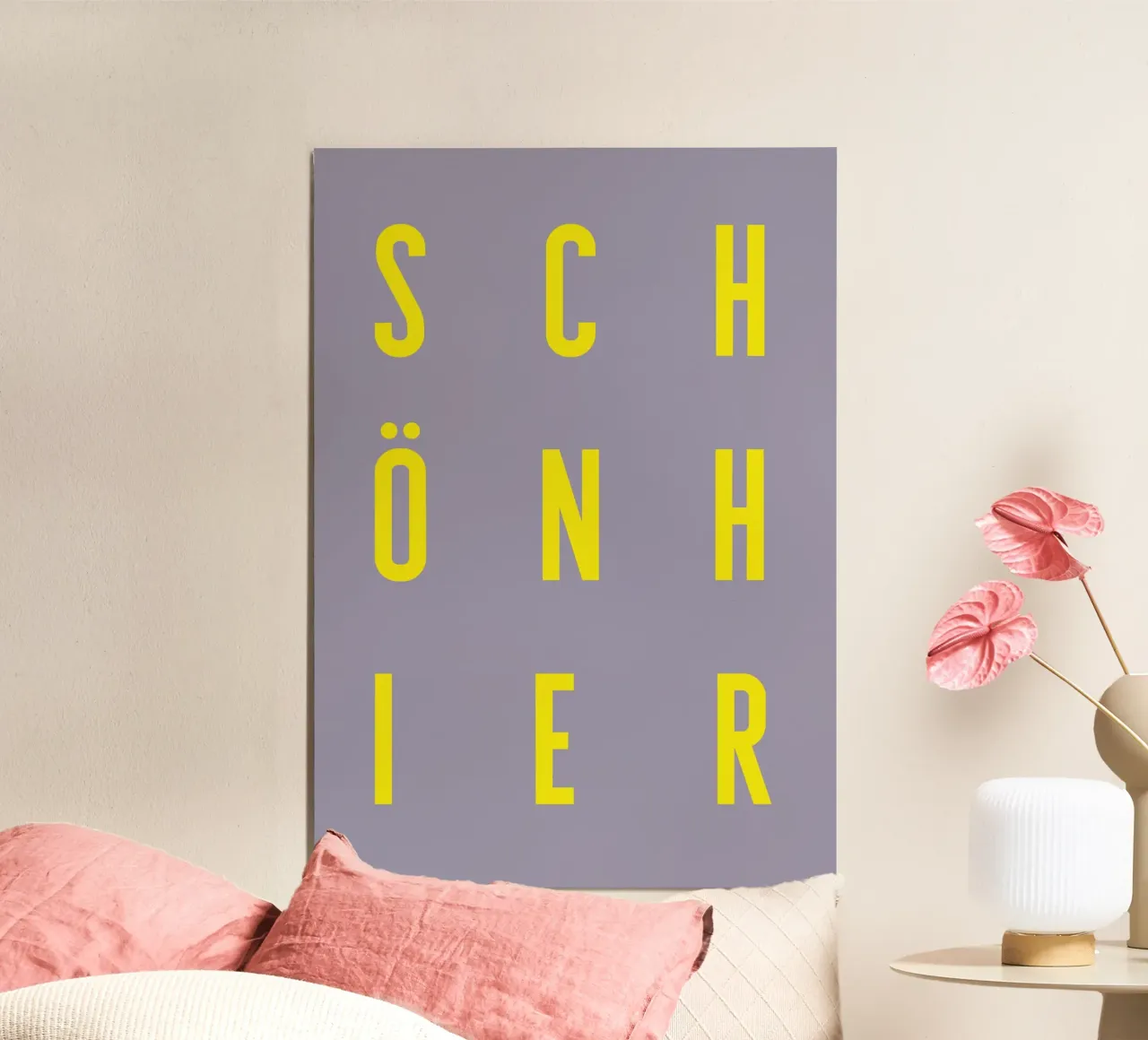 Nice here poster by PurePeachStudio