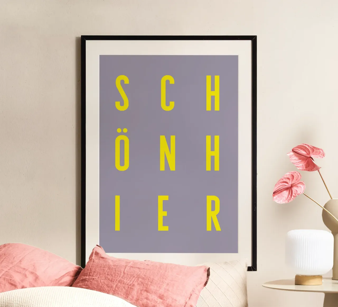 Nice here poster by PurePeachStudio